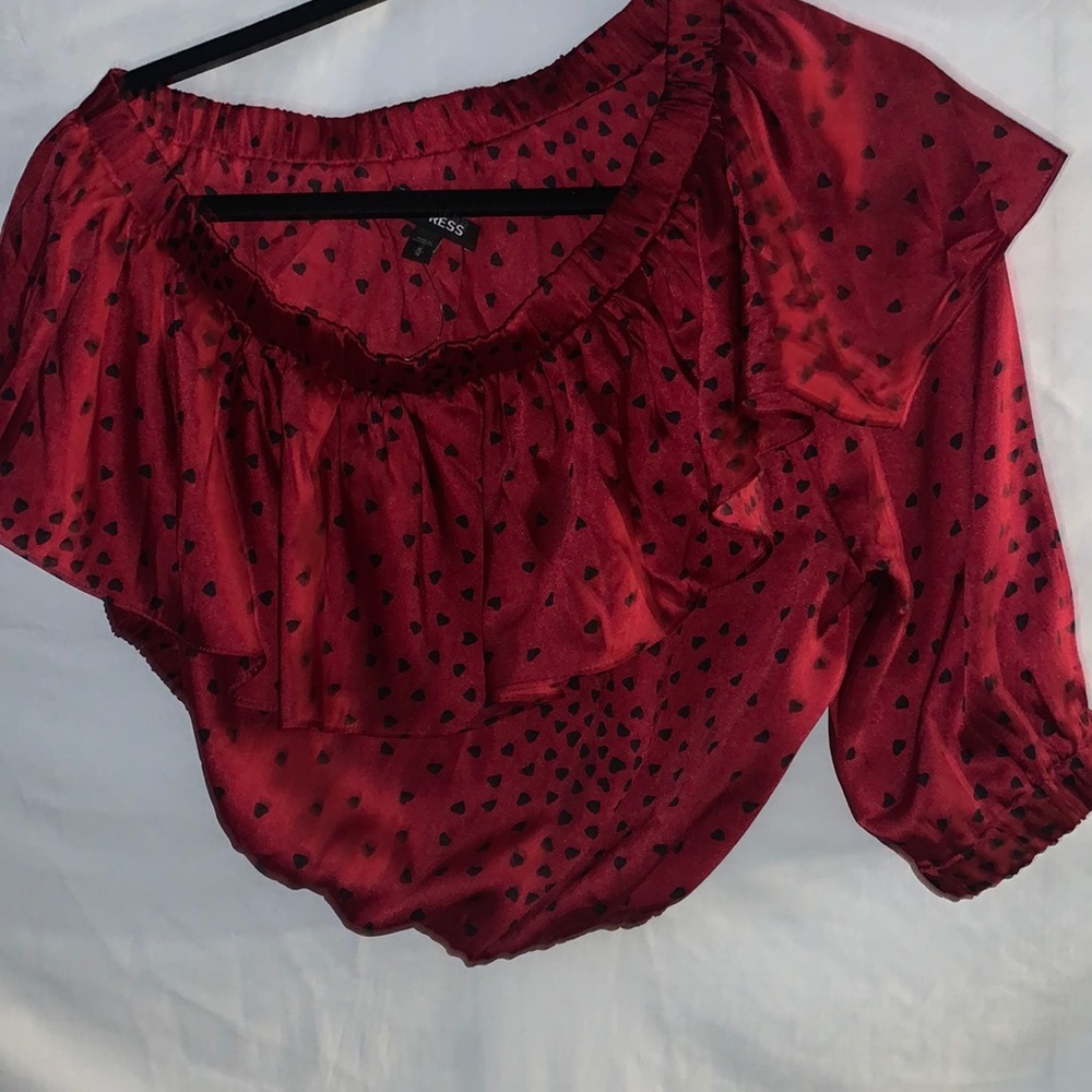 Express size medium one shoulder top.